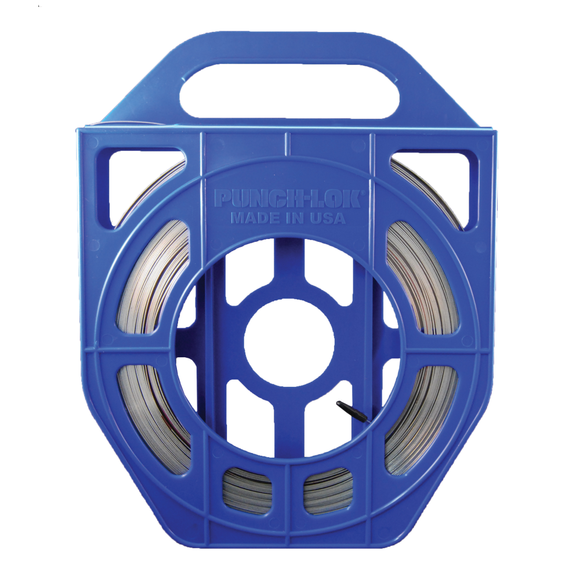 Blue Banding Tote, 1/2" Width, 0.030 Thick, Stainless